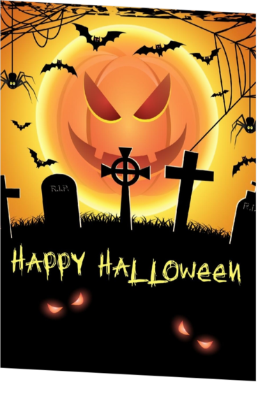 Halloween kaart sturen - kaart LCD109