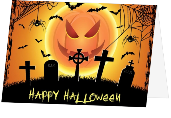 Halloween kaart sturen - kaart LCD110