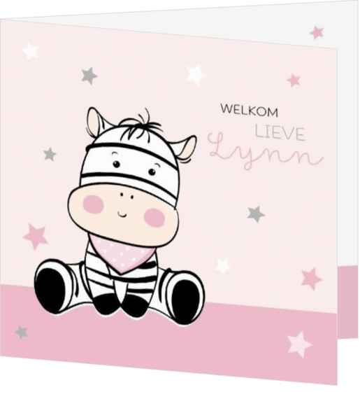 Geboortekaartjes collectie Happy Baby - kaart 211025-00