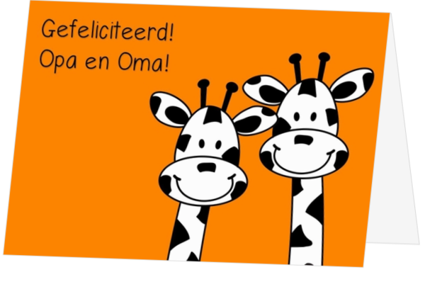 Hoera Opa of Oma geworden! - kaart gefeliciteerd-opa-en-oma-mak-15019