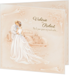 Klassieke trouwkaarten - kaart 124135BA