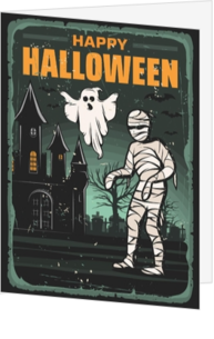 Halloween kaart sturen - kaart LCD146