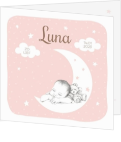 Geboortekaartjes collectie Happy Baby - kaart 211022-00