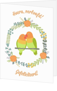 Huwelijk felicitatie kaart sturen - kaart LCIB073