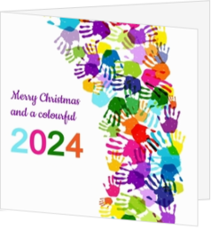 Kerstkaarten met kinderen thema - kaart LCC214-J3