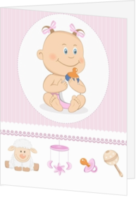 Geboorte kaartje sturen - kaart LCC279