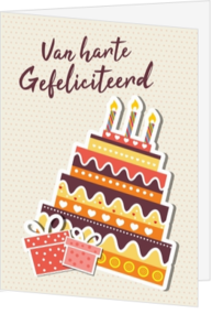 Verjaardagskaart maken en versturen - kaart LCM616