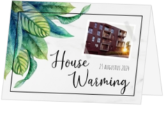 Housewarming uitnodiging sturen - kaart LCD386