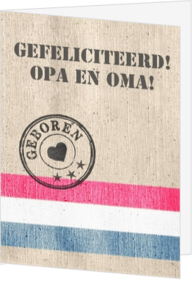 Hoera Opa of Oma geworden! - kaart gefeliciteerd-opa-en-oma-mak-15037