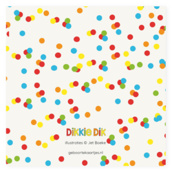 Geboortekaartjes collectie Dikkie Dik - kaart DDKB04