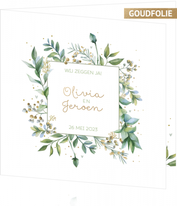 Elegante trouwkaarten collectie - kaart 212006-00