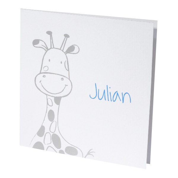 Geboortekaartje met giraf - kaart 61.170