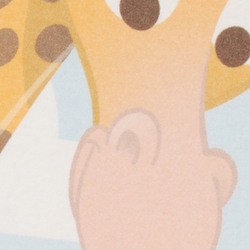 Geboortekaartje met giraf - kaart 63.710