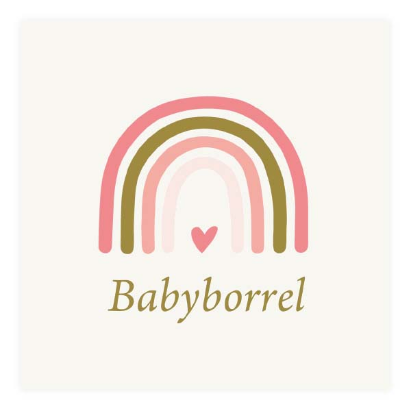 Babyborrelkaartje & kraamfeest - kaart KB768-M