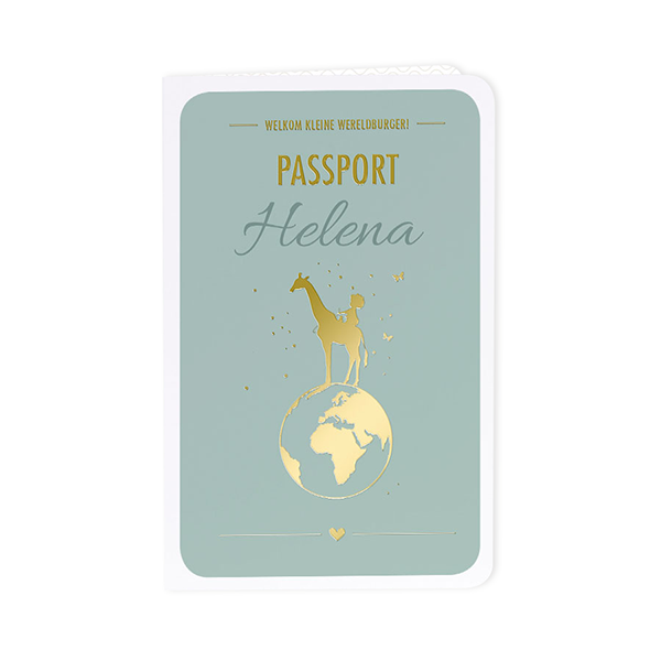 Paspoort en ID-kaart geboortekaartjes - kaart 581076
